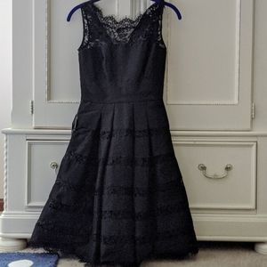 White House Black marker black a line dress